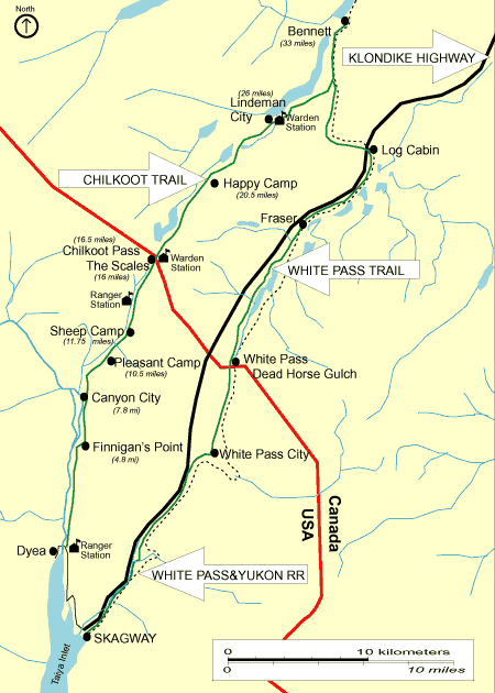 Chilkoot Trail Map