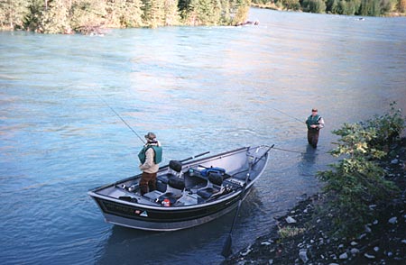 Alaska Fishing, Driftboat fishing